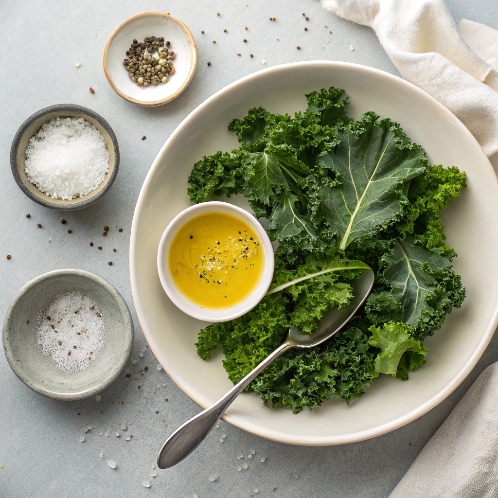 Ingredients for Crispy Air-Fried Kale