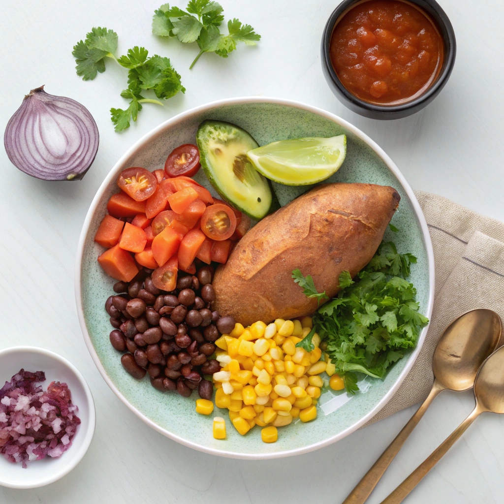 Ingredients for Fresh Mexican-Style Sweet Potatoes