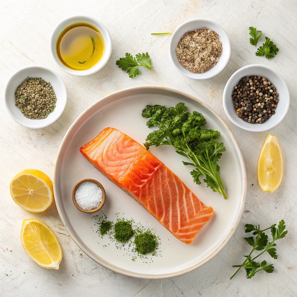 Fresh Salmon Air Fryer Guide Ingrdeients