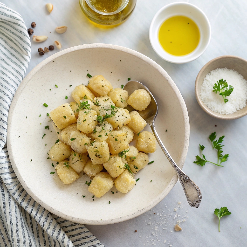 Ingredients for Air Fryer Cauliflower Gnocchi