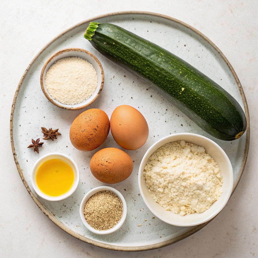 Crispy Keto Zucchini Fries Ingredients