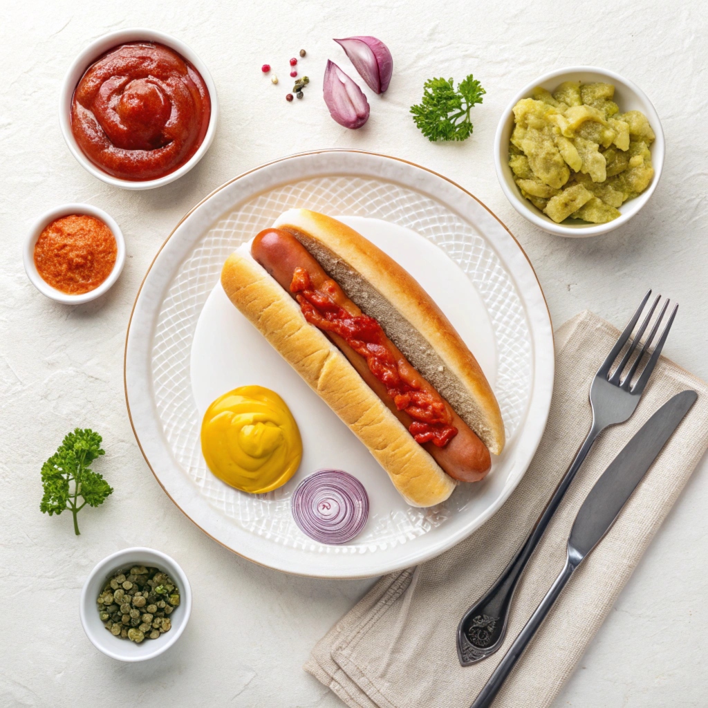 Ingredients for Air Fryer Hot Dogs