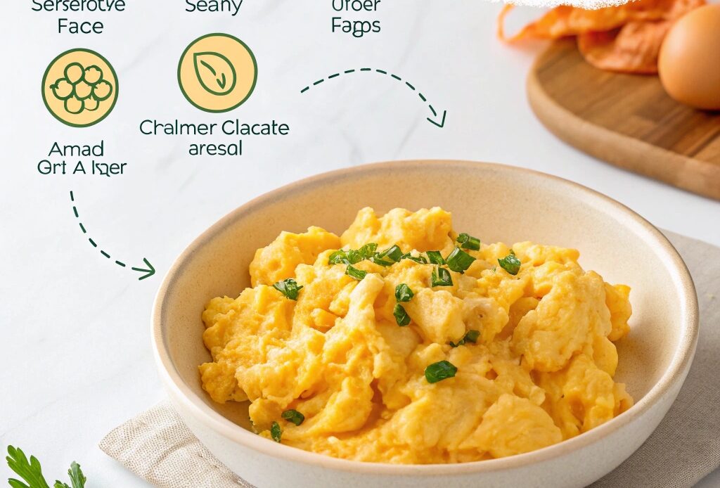 Scrambled Eggs in Air Fryer Recipe