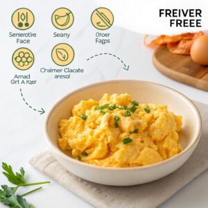 Scrambled Eggs in Air Fryer Recipe