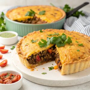 Air Fryer Taco Pie