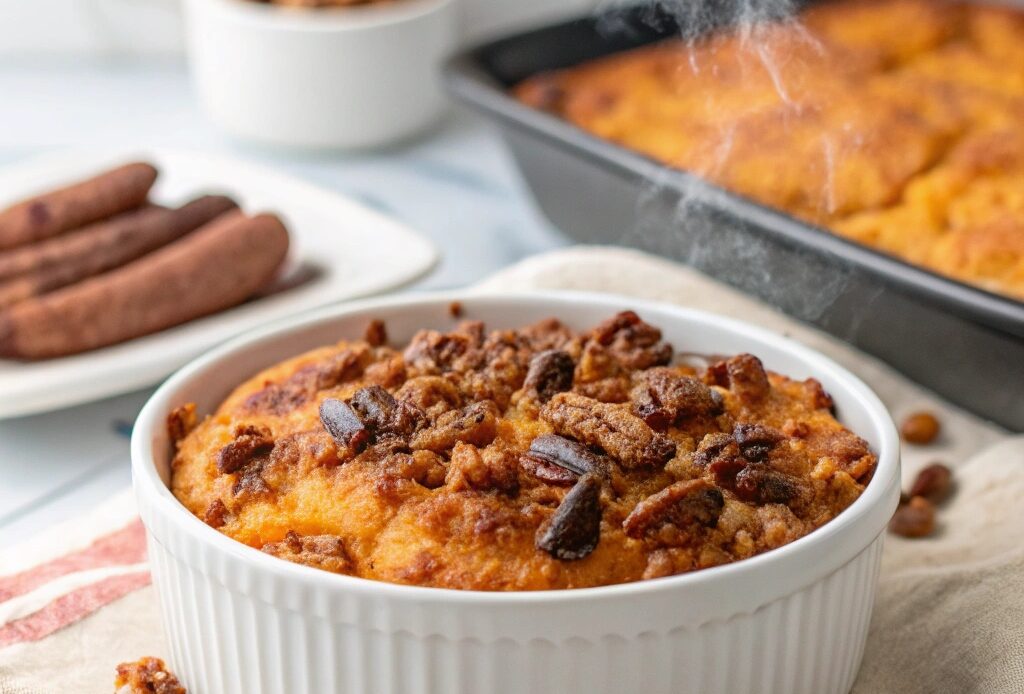 Air Fryer Sweet Potato Casserole