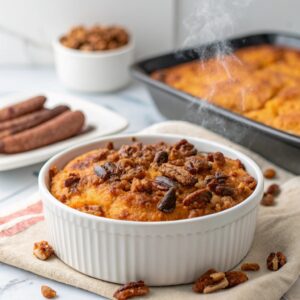 Air Fryer Sweet Potato Casserole