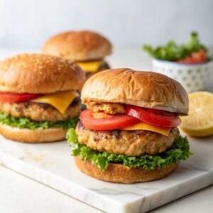 Air Fryer Turkey Burgers