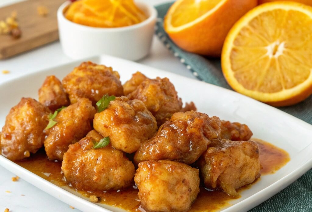 Air Fryer Orange Chicken