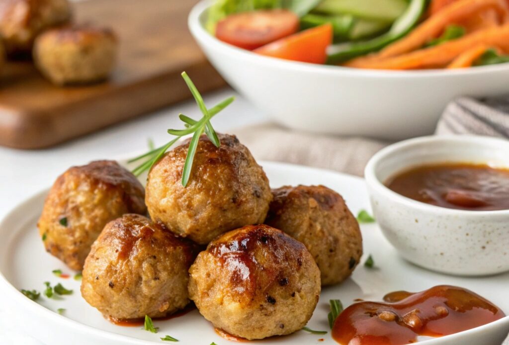 Air Fryer Turkey Meatballs