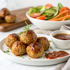 Air Fryer Turkey Meatballs