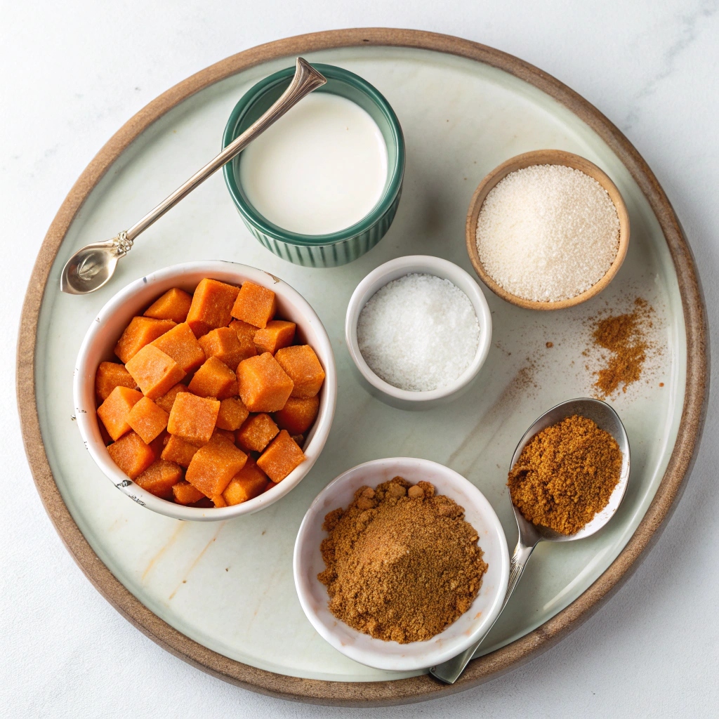 Ingredients for Sweet Potato Delight