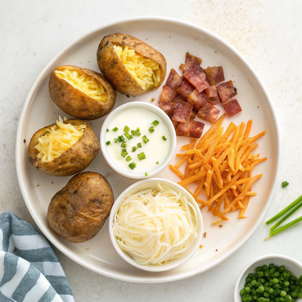 Ingredients For Air Fryer Potato Skins