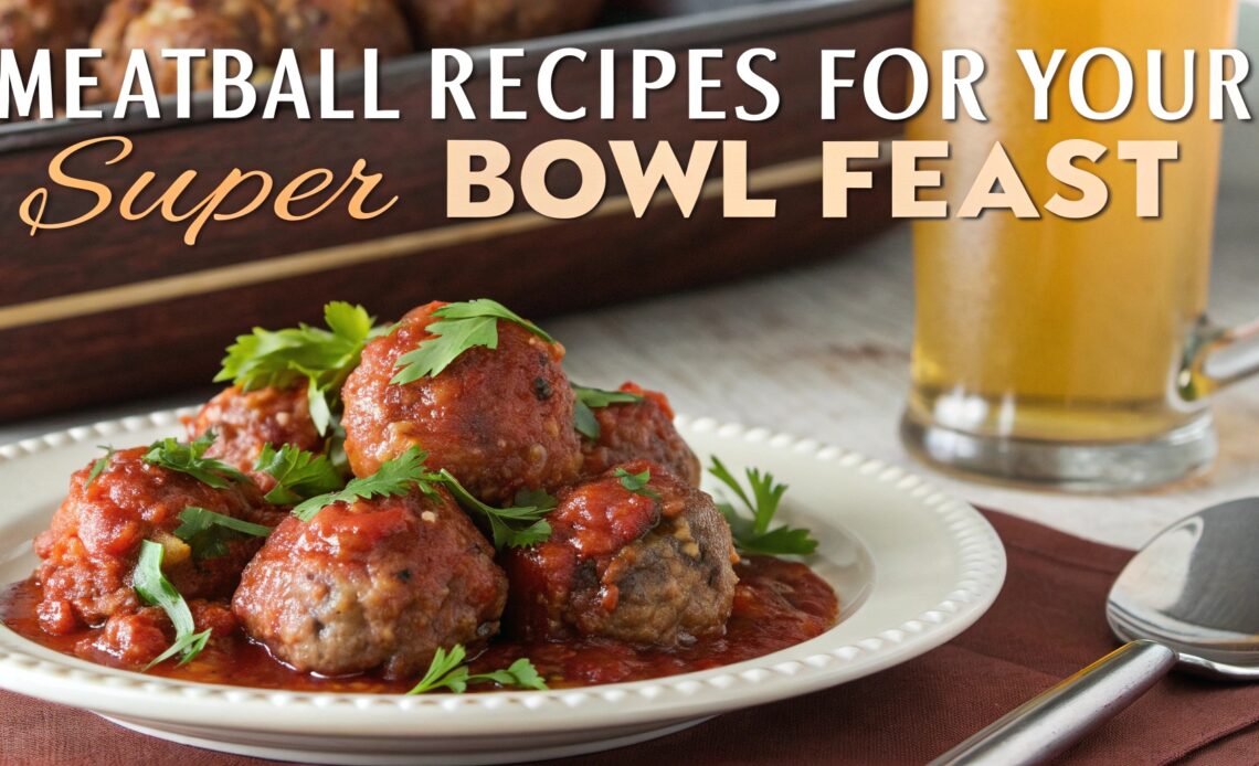 16 Meatball Recipes for Your Super Bowl Feast