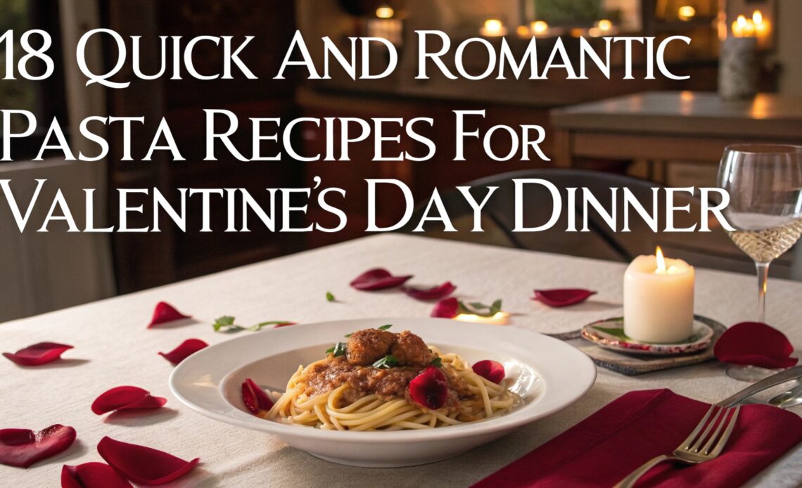 18 Quick and Romantic Pasta Recipes for Valentine’s Day Dinner